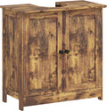 HOMCOM Under Sink Bathroom Cabinet, Pedestal Sink Storage Cabinet by HOMCOM