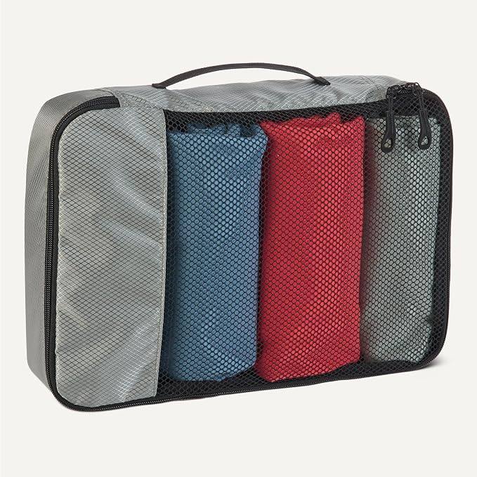 Amazon Essentials 4-Piece Packing Cubes Travel Accessories Set, Luggage - Image 4