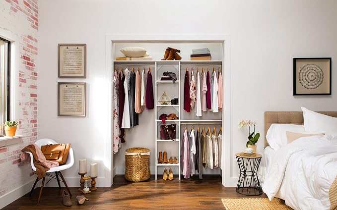 ClosetMaid SuiteSymphony Wood Closet Organizer Starter Kit - Image 8