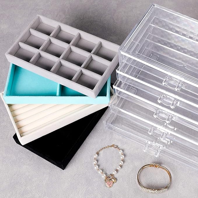 Frebeauty Extra Large Acrylic Jewelry Box - Image 4