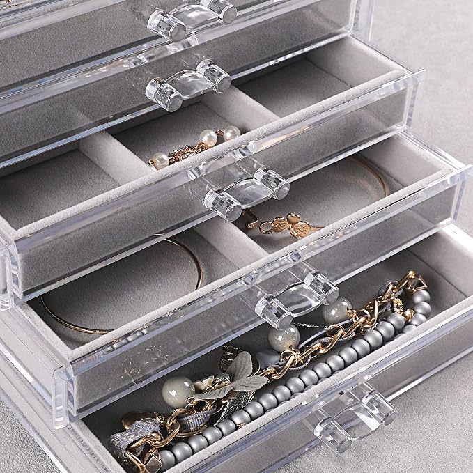 Frebeauty Extra Large Acrylic Jewelry Box - Image 2