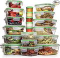 Razab 35 Pc Set Glass Food Storage Containers by RazabHomeGoods