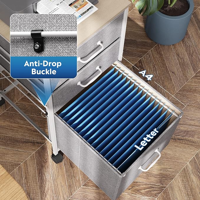 DEVAISE Mobile File Cabinet, Rolling Printer Stand - Image 6
