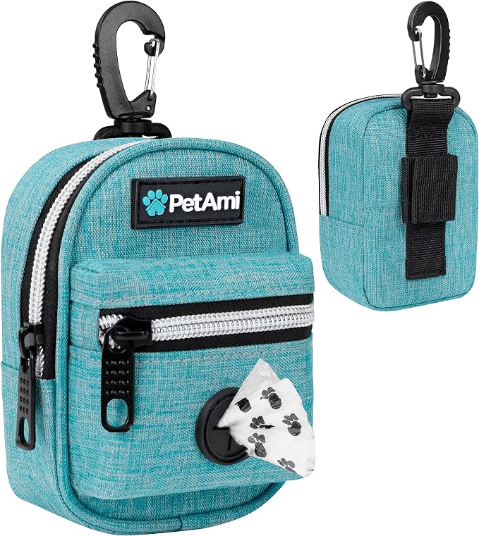 PetAmi Dog Poop Bag Holder for Leash, Pet Waste Dispenser by PetAmi