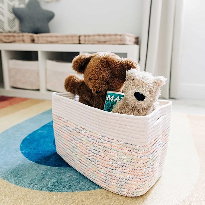 OrganiHaus Set of 3 Woven Storage Baskets - Image 6