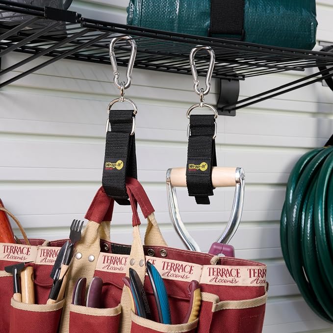 Hook 'n Hang Wrap-It Storage Straps - Image 7