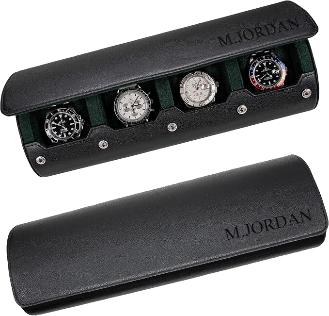 DailyWatch | Personalized Watch Roll Travel Case by DailyWatch