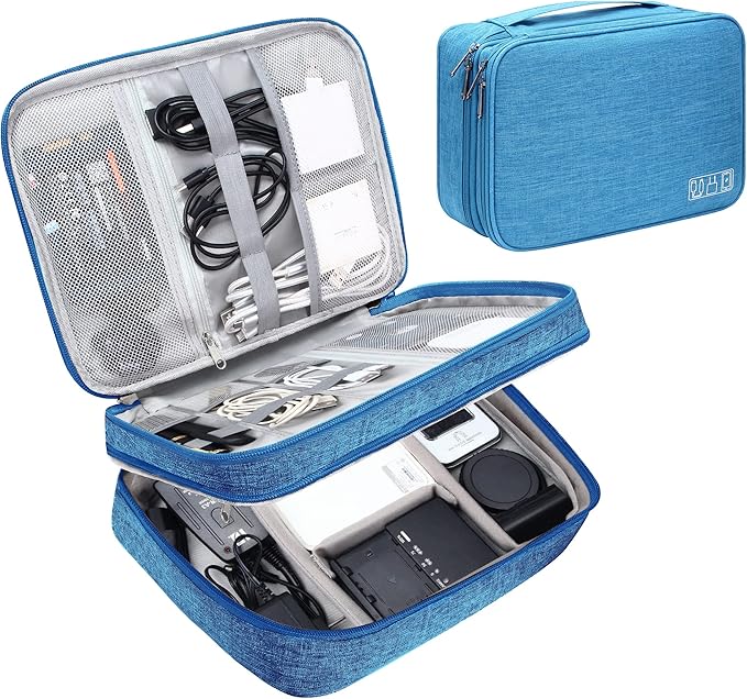 CILLA Electronics Organizer Travel, Travel Cord Organizer Case, Compact by CILLA