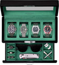 ROTHWELL 4-Slot Piano Black Watch Box by RothwellSanFrancisco