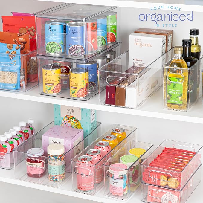 primebox Plastic Food Storage 2 Pack Clear Container Bin - Image 7