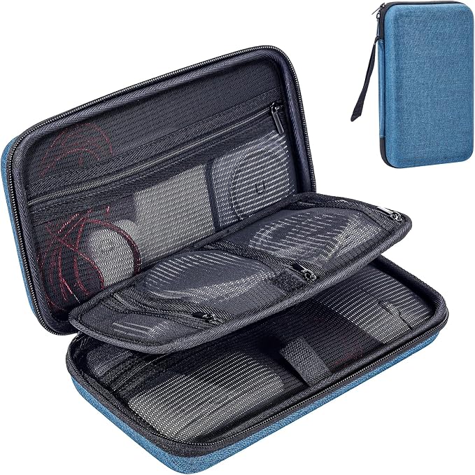 ProCase Large Hard Travel Electronic Organizer Case by ProCase