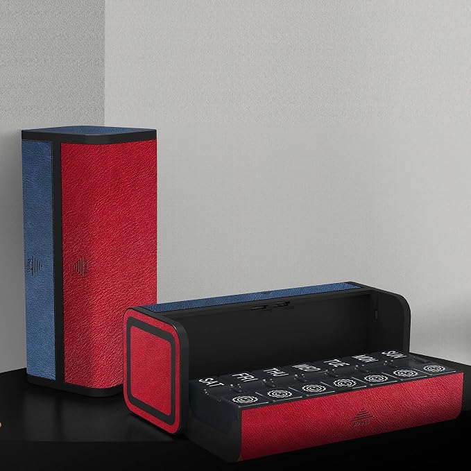 Pill Organizer 2 Times a Day, Am Pm Twice Daily Pill Case, Detachable Large - Image 8