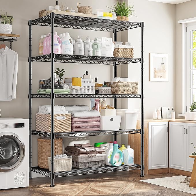 REIBII Storage Shelves 71" H Tall Wire Shelving Unit Sturdy Metal Shelves - Image 8