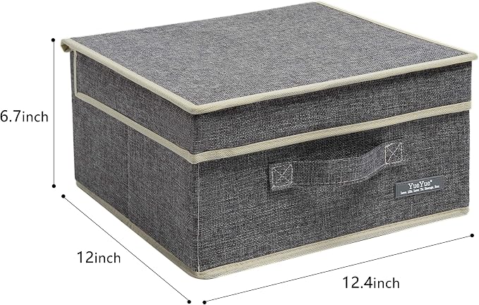 YueYue Cloth Foldable Fabric Bins Box Storage - Image 5