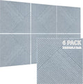 TO-TH Acoustic Wall Panels, 6 Pack Total Size 72 x 48 Inches, Self-Adhesive by Unknown