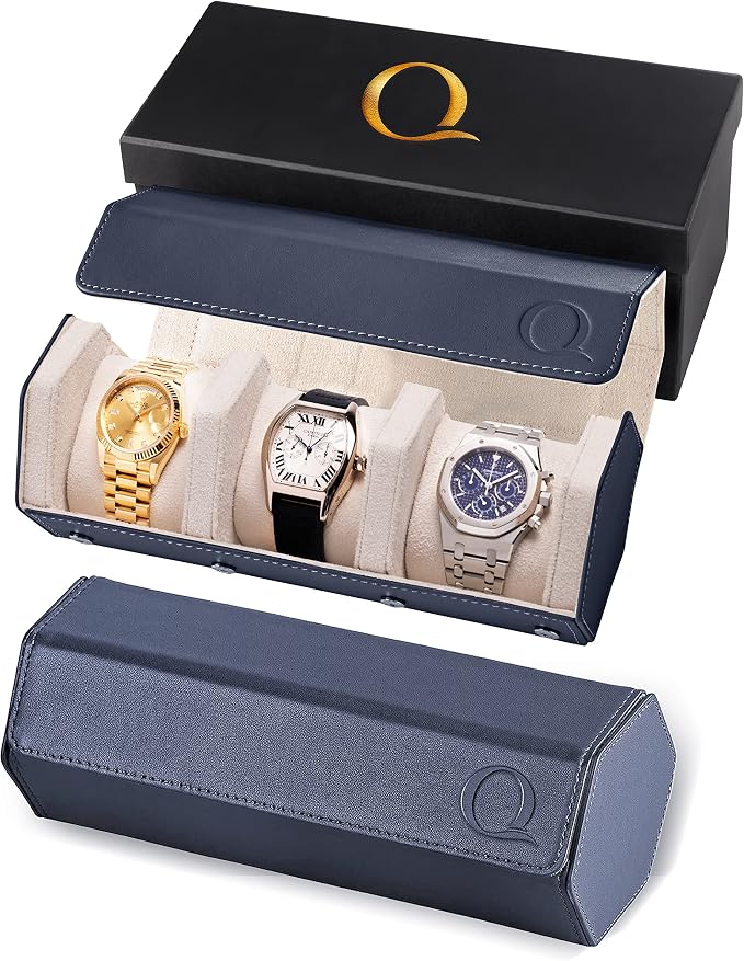 QWATCHBANDS Napa Leather Watch Rolls by QWatch