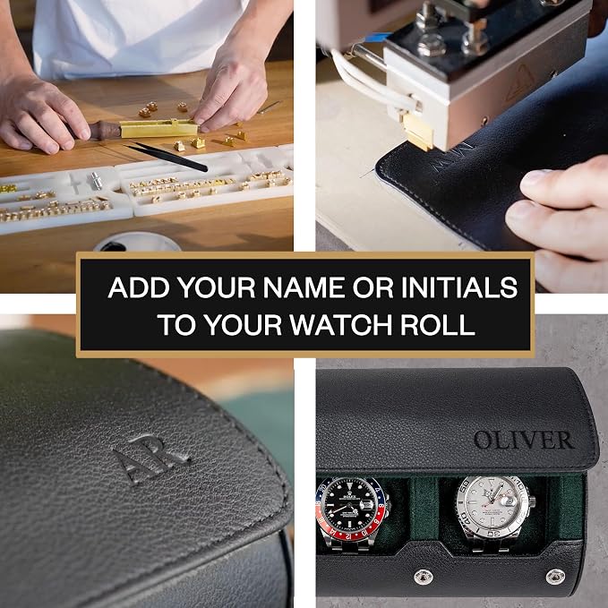 DailyWatch | Personalized Watch Roll Travel Case - Image 2