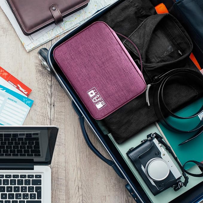 SELLYFELLY Electronics Organizer Travel Universal Cable Organizer Bag - Image 9
