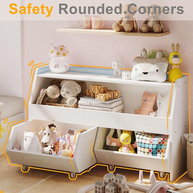 Toy Storage Organizer for Kids, Toy Storage Cabinet - Image 4