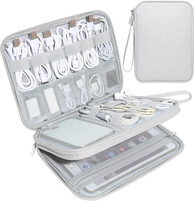CILLA Electronics Organizer Travel, Travel Cord Organizer Case, Compact by CILLA
