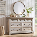 T4TREAM Farmhouse 7 Drawers Dresser by T4TREAMFurniture
