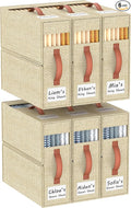 6 Pack Bed Sheet Organizers and Storage by JOYMEEZO