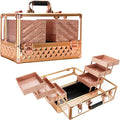 Ver Beauty Makeup Train Case 14 inch Armored Acrylic Large Portable Cosmetic by VerBeauty