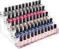 Kingtaily Nail Polish Organizer, 5 Layers Acrylic Display Rack, Cosmetics by Kingtaily