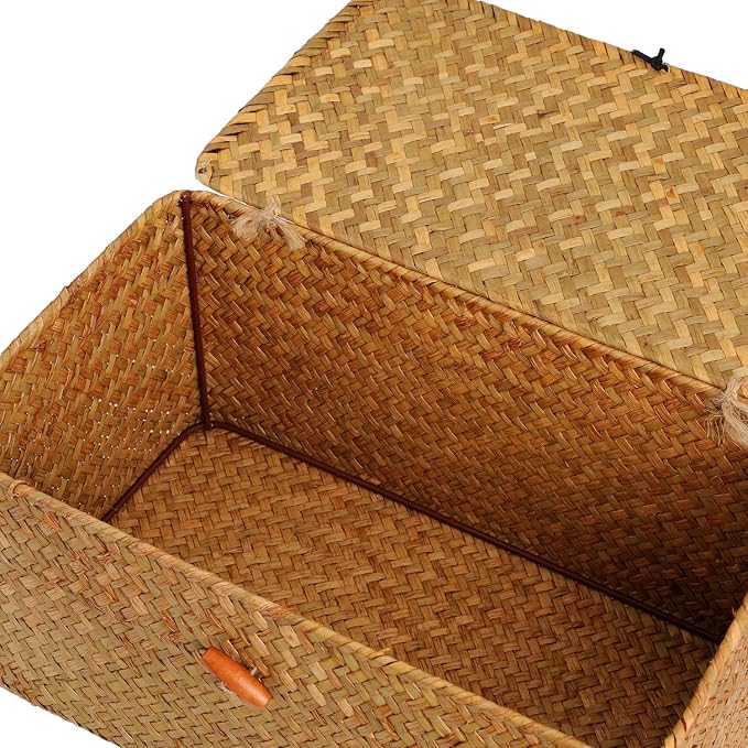 DOKOT Woven Wicker Storage Bins - Image 5