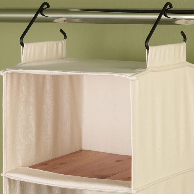 Household Essentials Cedarline 6-Shelf Hanging Closet Organizer, Heavy-Duty - Image 5