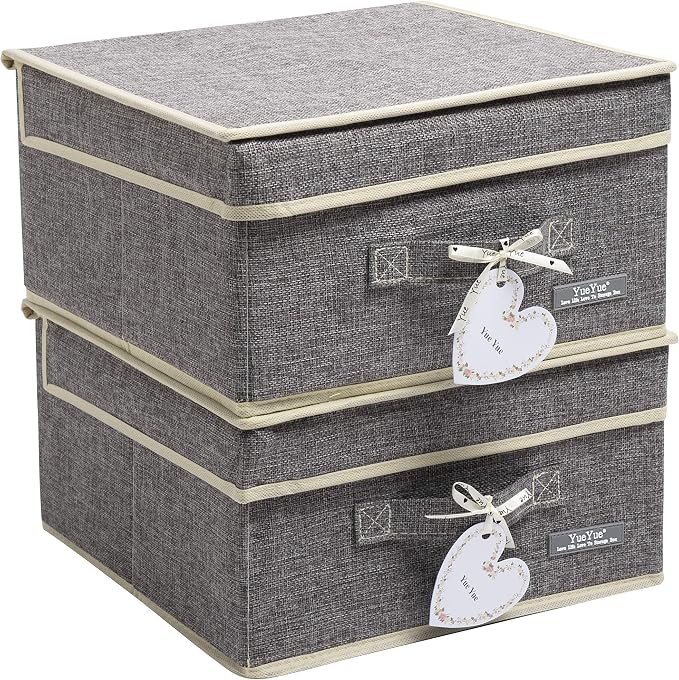 YueYue Cloth Foldable Fabric Bins Box Storage by YueYue