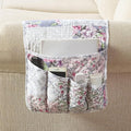 Brilliant Sunshine Rose Toile Couch Sofa Armrest 5 Pockets Organizer, Slip by BrilliantSunshine