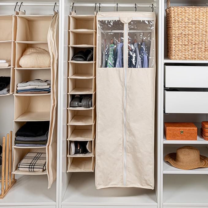 Household Essentials Cedarline 6-Shelf Hanging Closet Organizer, Heavy-Duty - Image 4