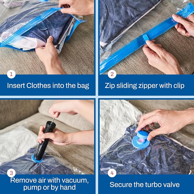10-Pack Variety Vacuum Storage Bags - Image 6