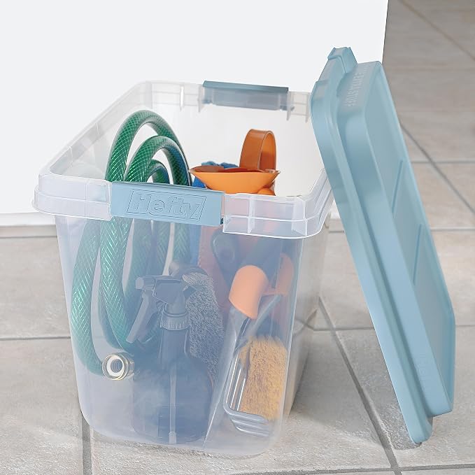 Hefty HI-RISE 32 Qt Stackable Storage Bins - Image 12