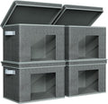 Univivi Foldable Fabric Storage Boxes Large Storage Bins by Univivi