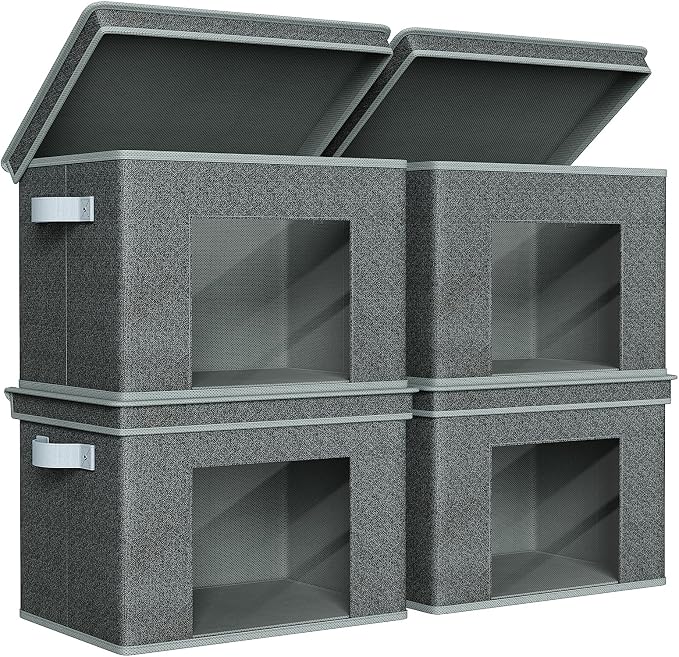 Univivi Foldable Fabric Storage Boxes Large Storage Bins by Univivi