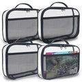 holay 4 Packs PVC Zippered Blocks Set, Board game Storage Organizer Case by OrganizeYourLifeWithholay
