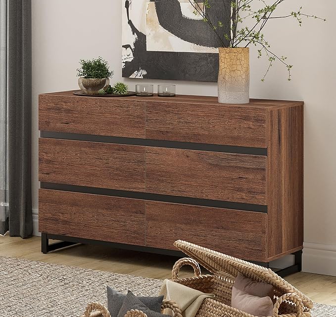 WAMPAT Dresser for Bedroom, Modern Wood Dresser by WAMPAT