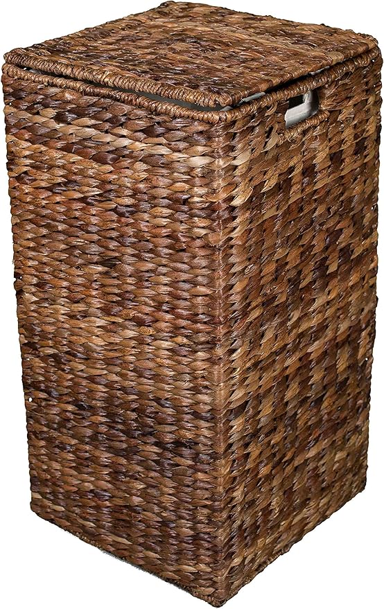 BIRDROCK HOME Seagrass Square Laundry Hamper - Image 2