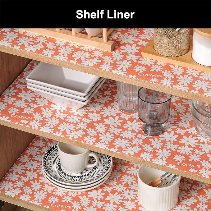 Cooyes Shelf Liner – Premium Non-Adhesive Cabinet & Drawer Liner - Image 2