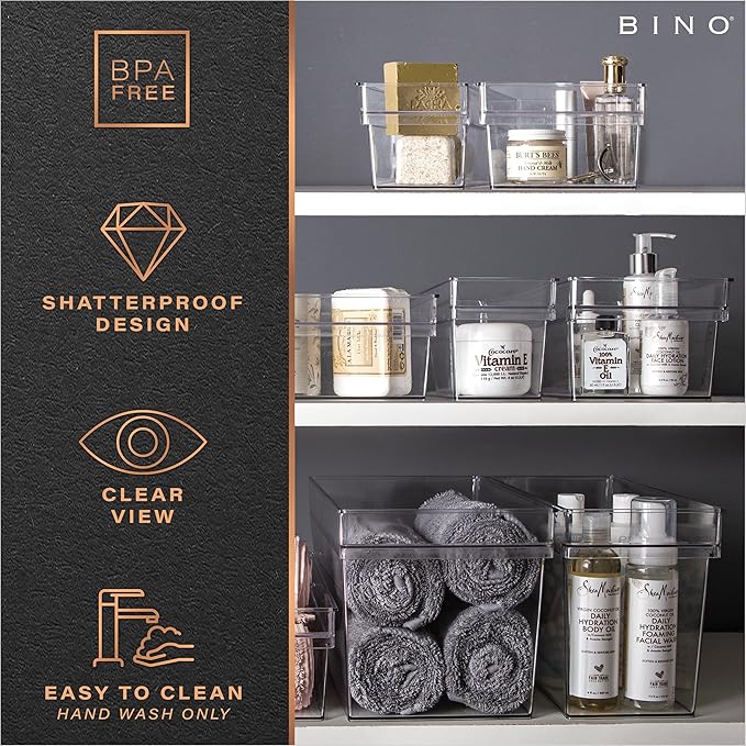 BINO | Plastic Storage Bins, Medium | THE HANDLER COLLECTION | Multipurpose - Image 6