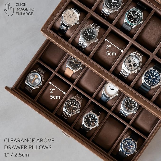 TAWBURY 24 Slot Watch Box for Men - Image 6