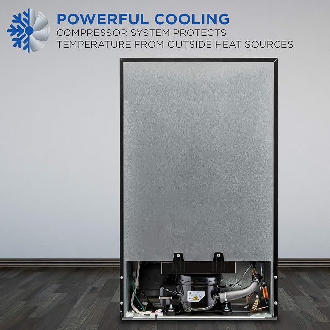 Ivation 126 Can Beverage Refrigerator | Freestanding Ultra Cool Mini Drink - Image 6