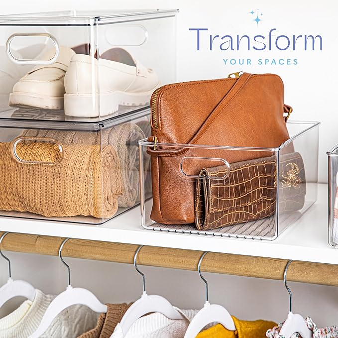 primebox Plastic Food Storage 4 Pack Clear Container Bin - Image 2
