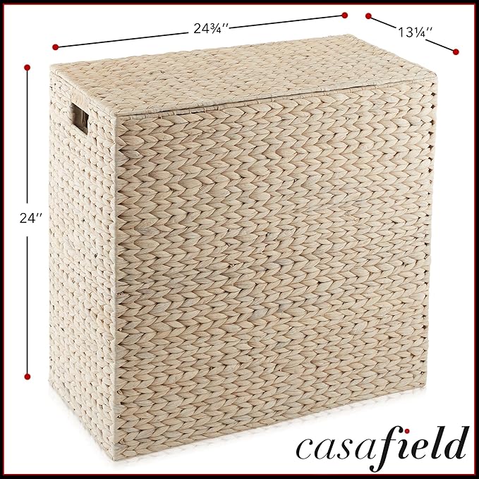 Casafield 2-Section Laundry Hamper - Image 7