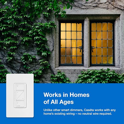 Lutron Caseta Original Smart Dimmer Switch Kit, 2 Dimmer Switches, 2 Wall Plates - Image 14