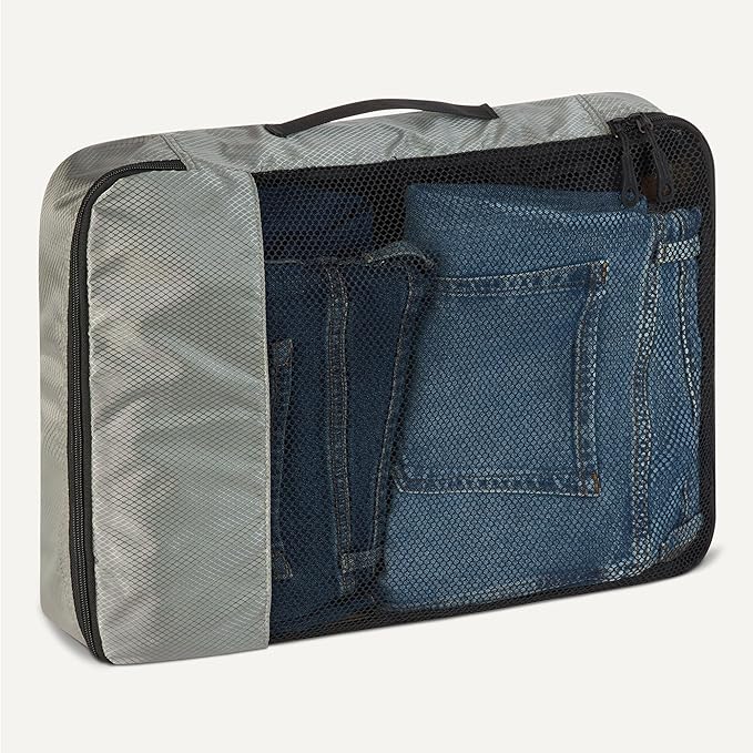 Amazon Essentials 4-Piece Packing Cubes Travel Accessories Set, Luggage - Image 4