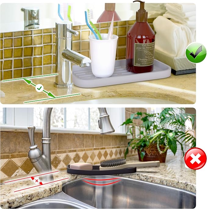 ZAPPOWARE Kitchen Sink Organizer | Silicone Sponge Holder - Image 6