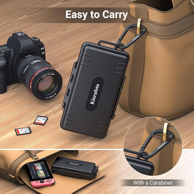 40 Slots Durable Memory Card Case Holder Organizer Keeper Water-Resistant - Image 5